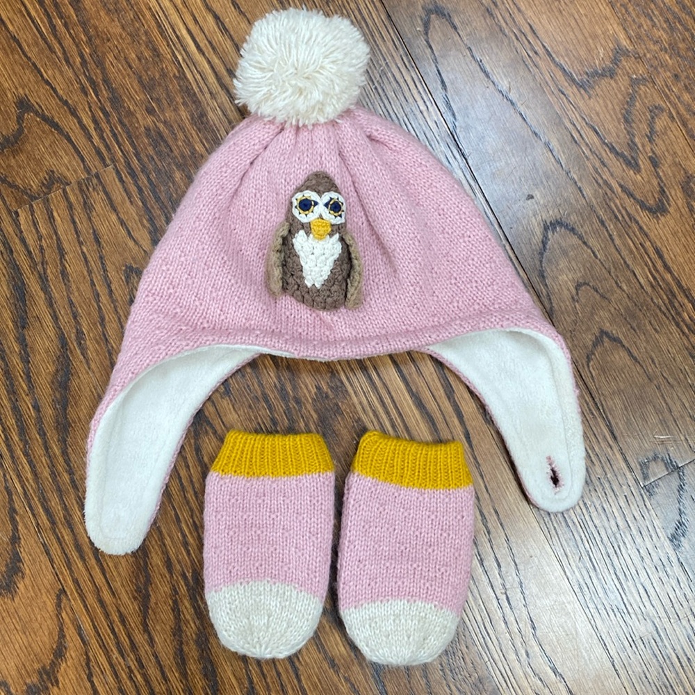 Baby Boden Hat/Mitten Set